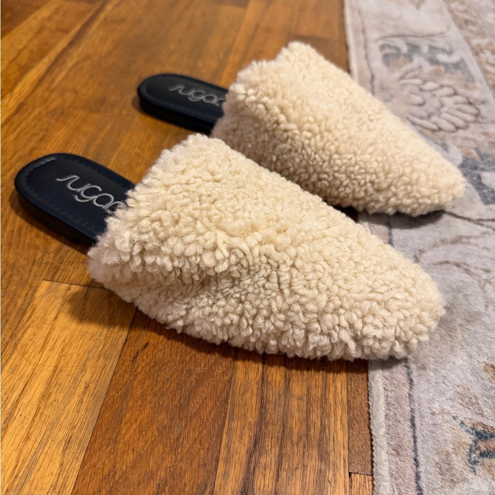 Sugar Cream Wool Loafers